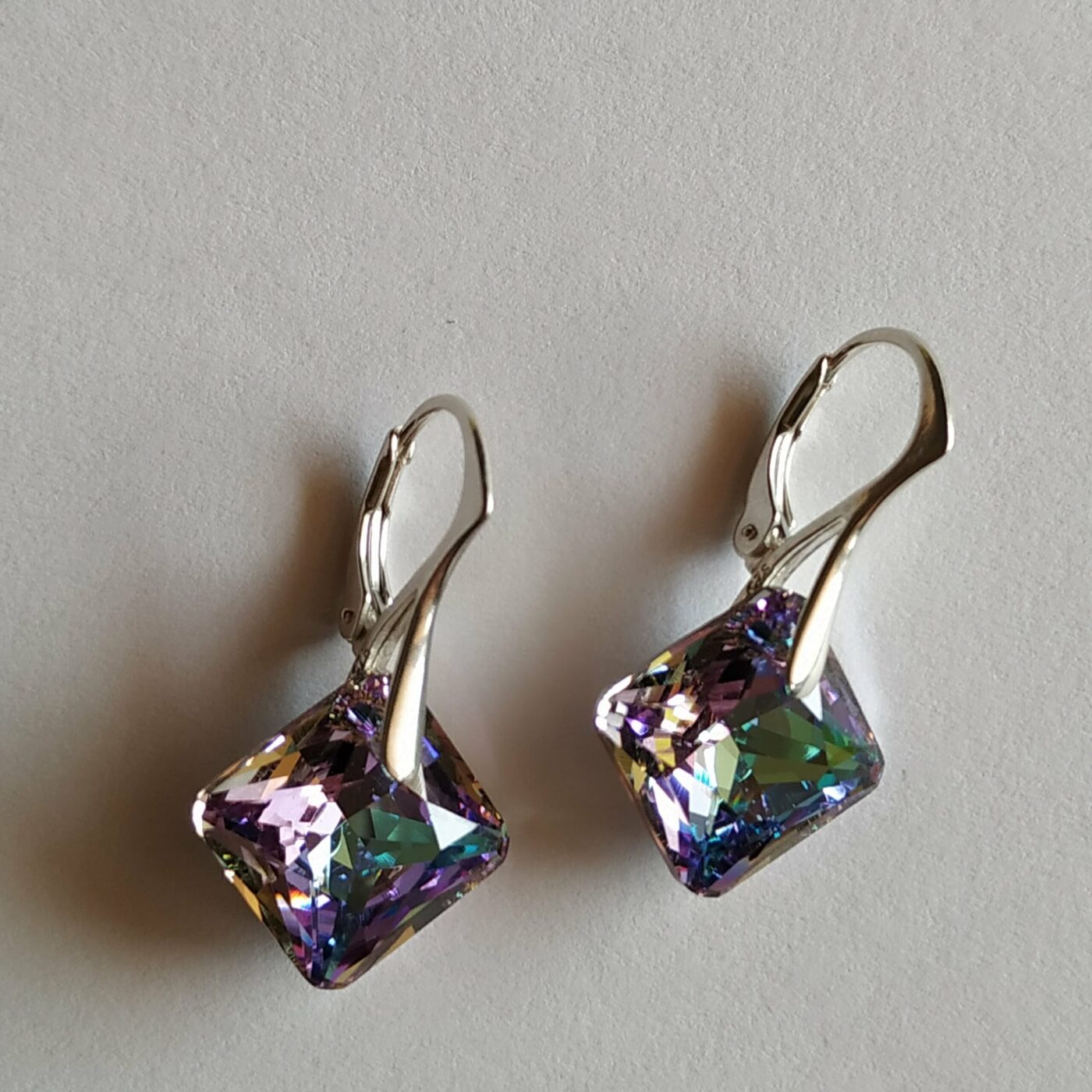 Pendientes Princess Cut Vitrail Light - Imagen 2