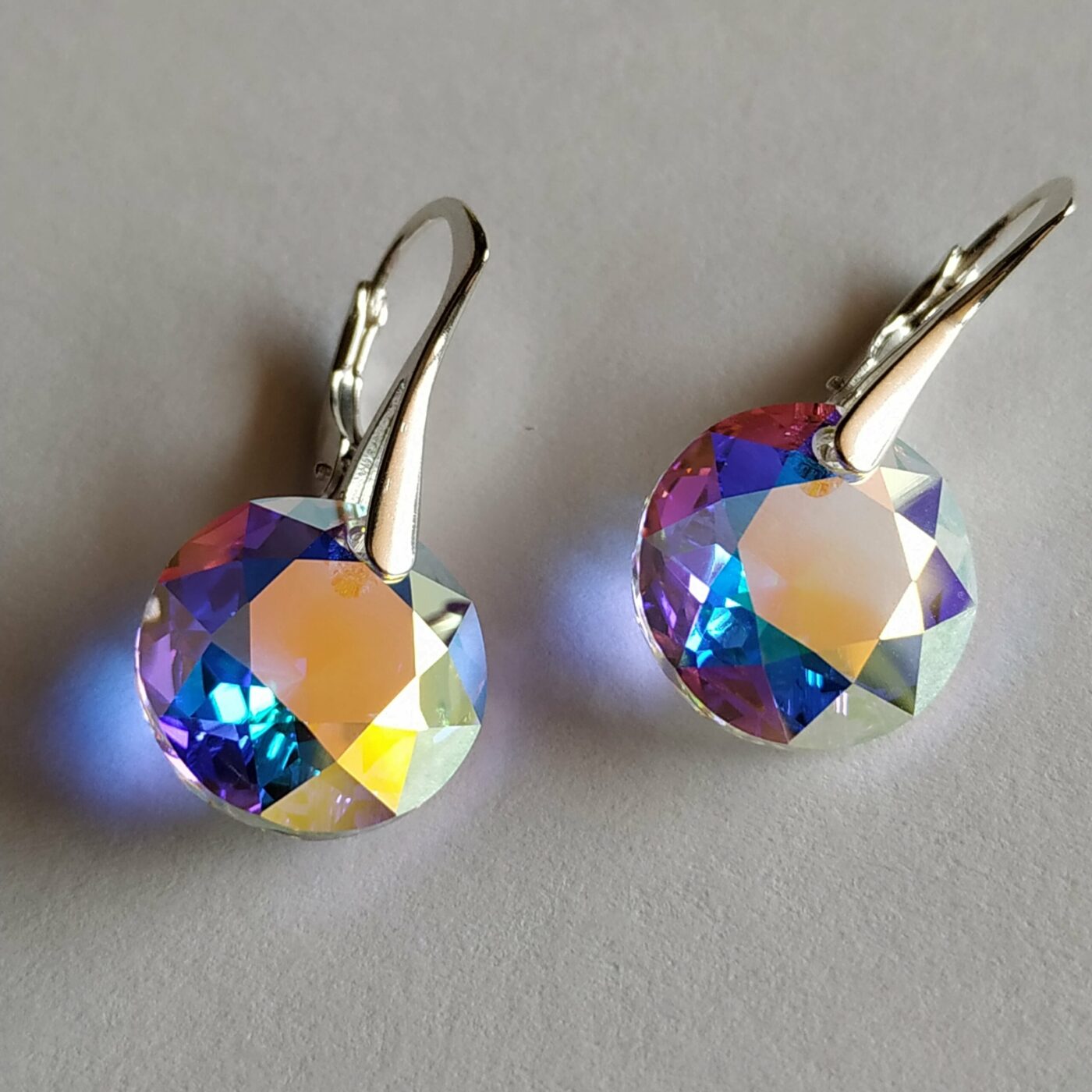 Pendientes Classic Cut Aurora Boreal - Imagen 2
