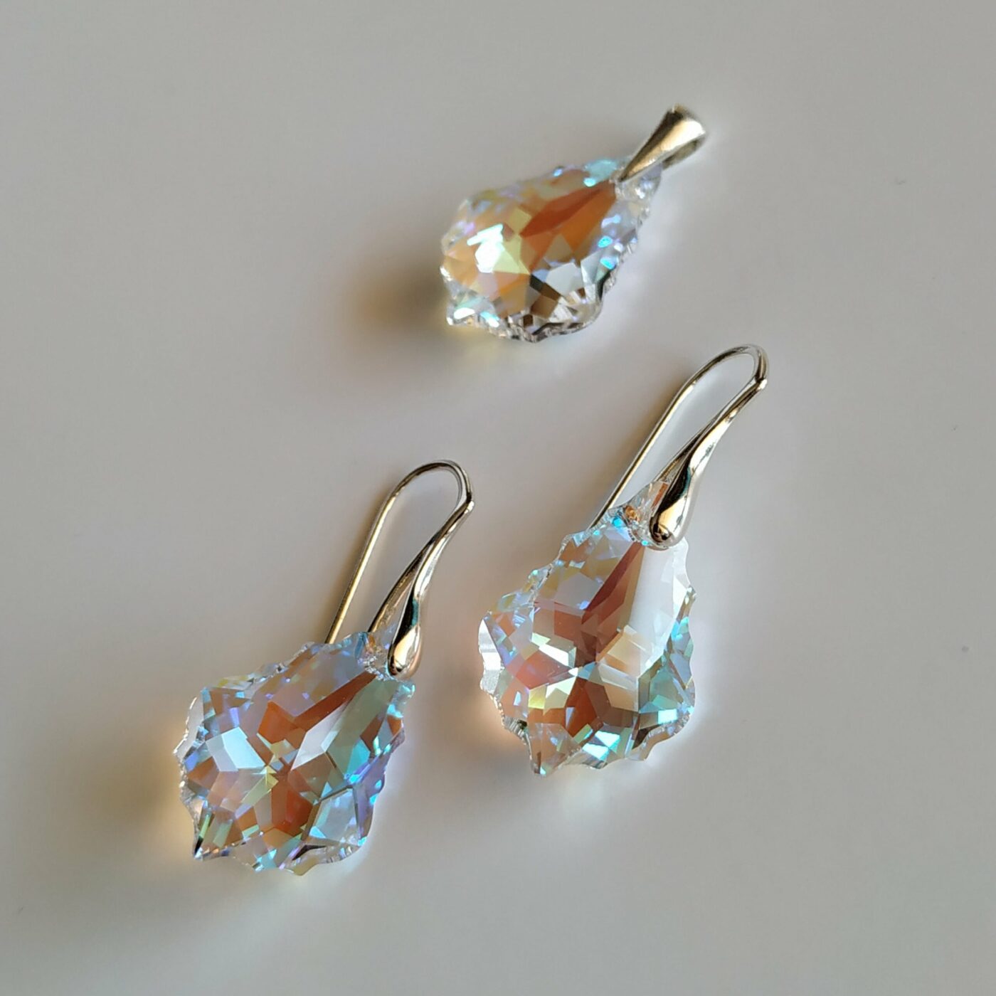 Conjunto Baroque Blue Aurora Boreal Gancho - Imagen 2