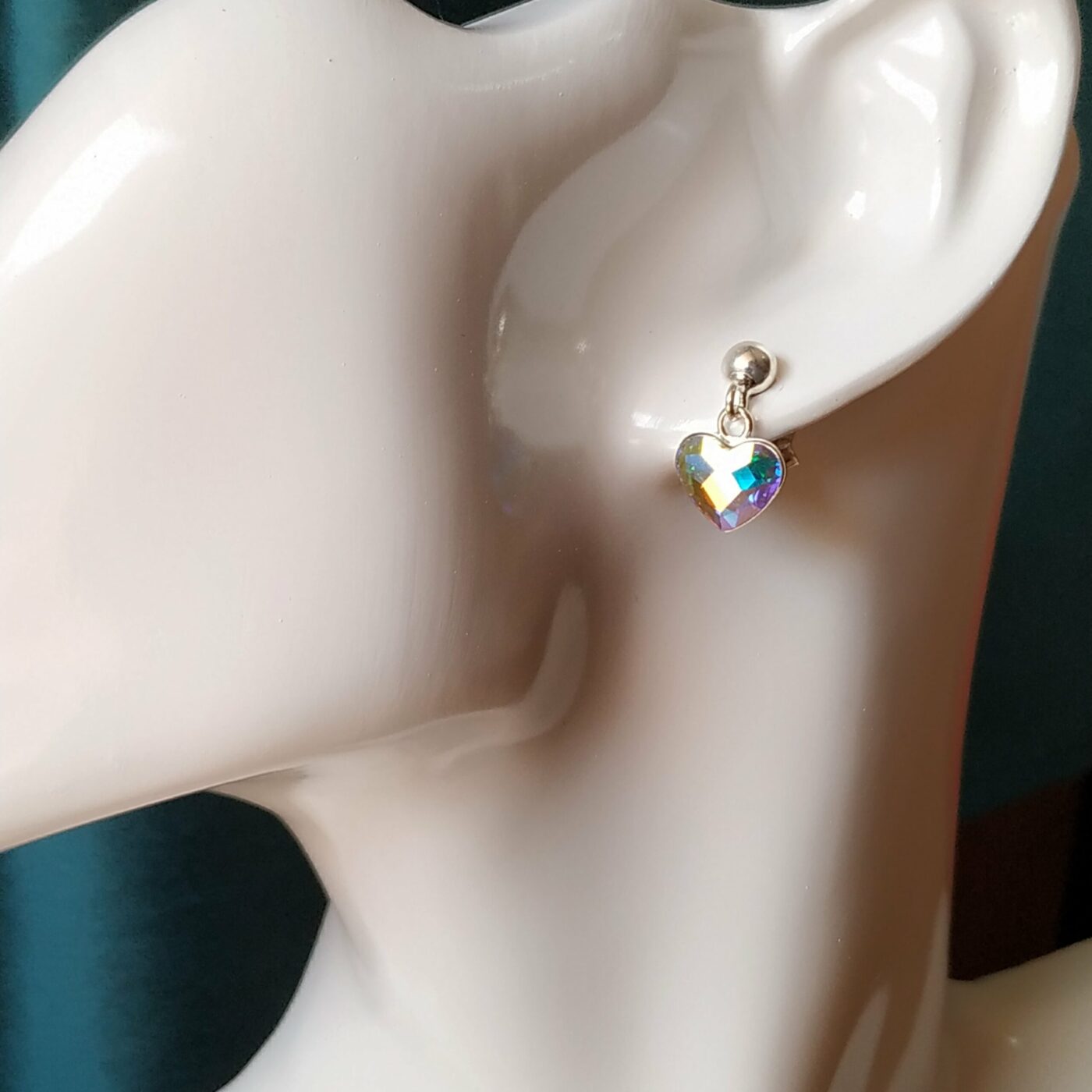 Conjunto Corazon Plano Colgante Aurora Boreale - Imagen 3
