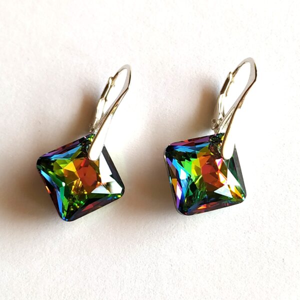 Pendientes Princess Cut Vitrail Medium