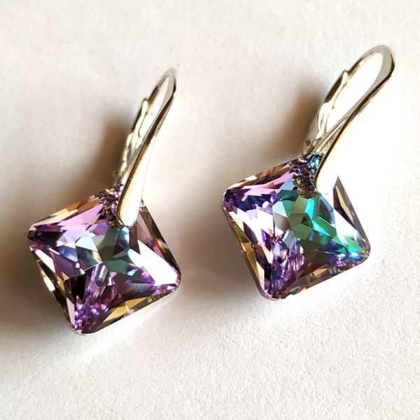 Pendientes Princess Cut Vitrail Light