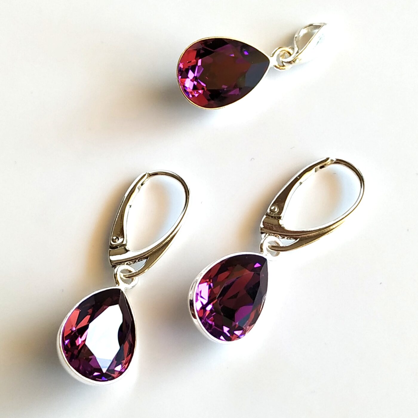 Conjunto Pear Amethyst