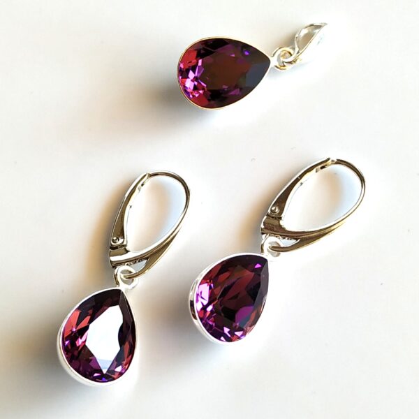 Conjunto Pear Amethyst