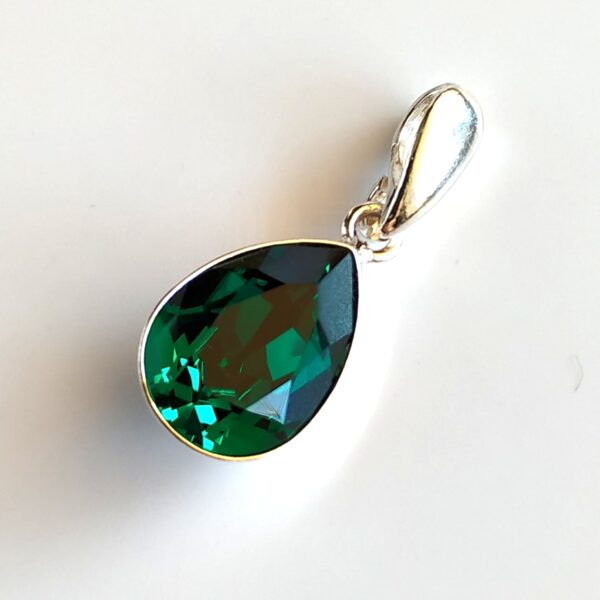 Colgante Pear Emerald