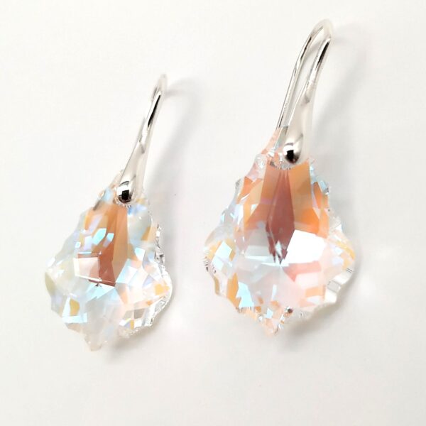 Pendientes Baroque Blue Aurora Boreal Gancho