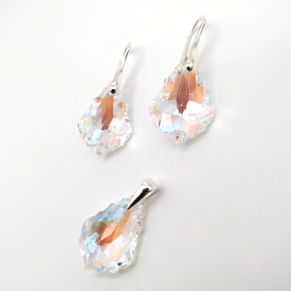 Conjunto Baroque Blue Aurora Boreal Gancho