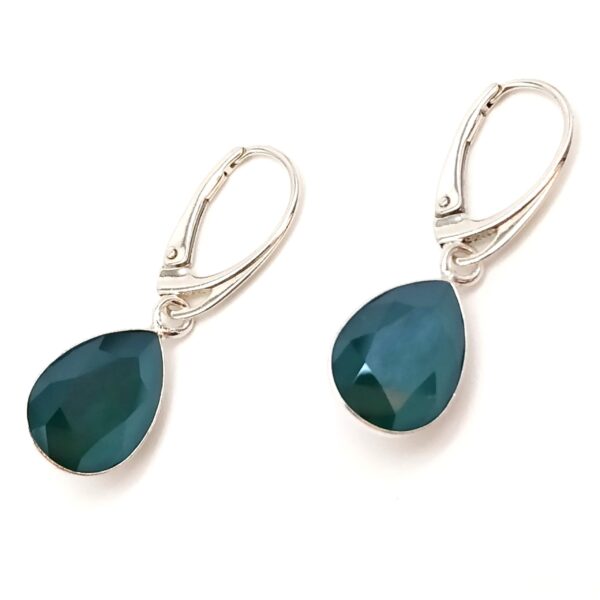 Pendientes Pear Royal Green