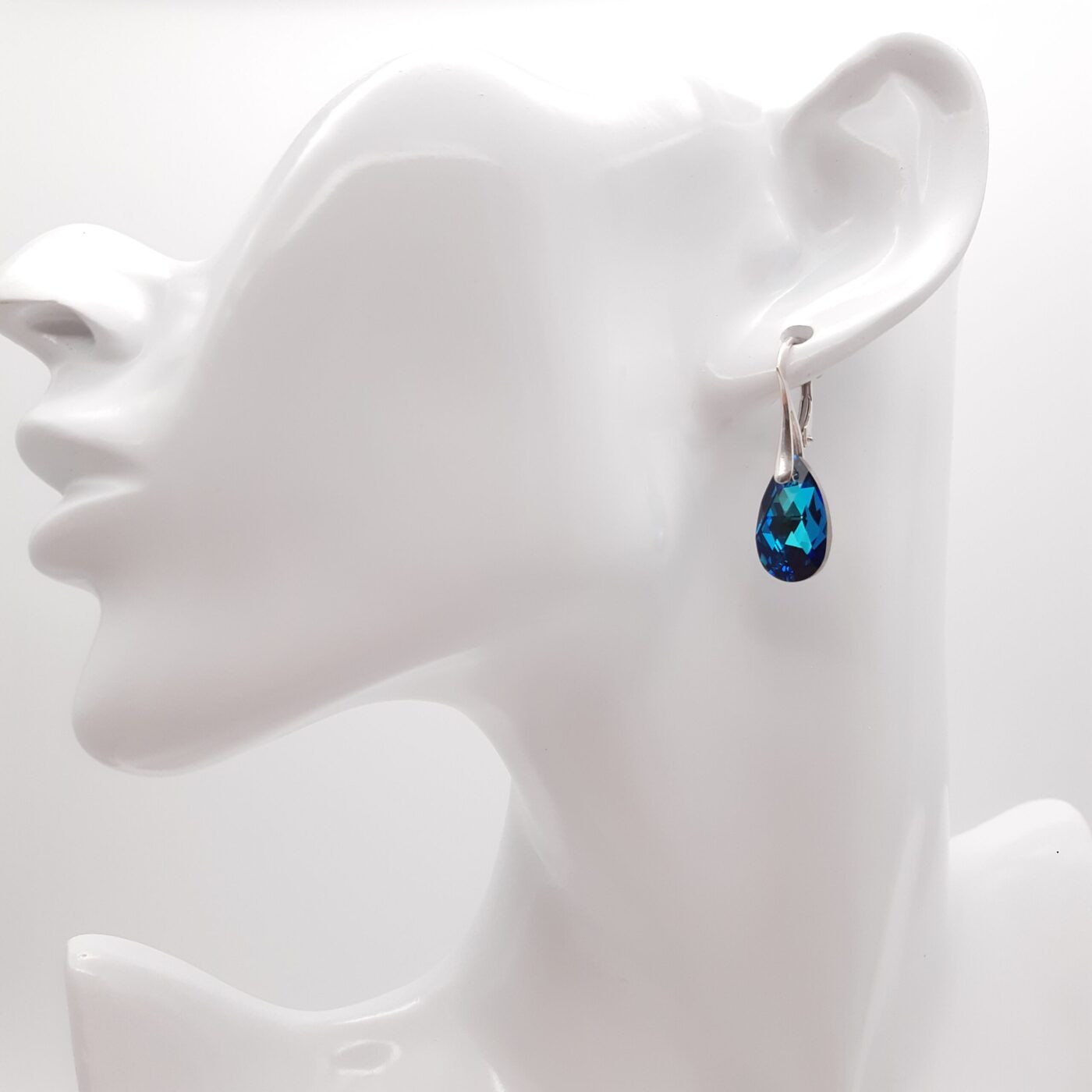 Pendientes Lagrima Bermuda Blue 16 - Imagen 2