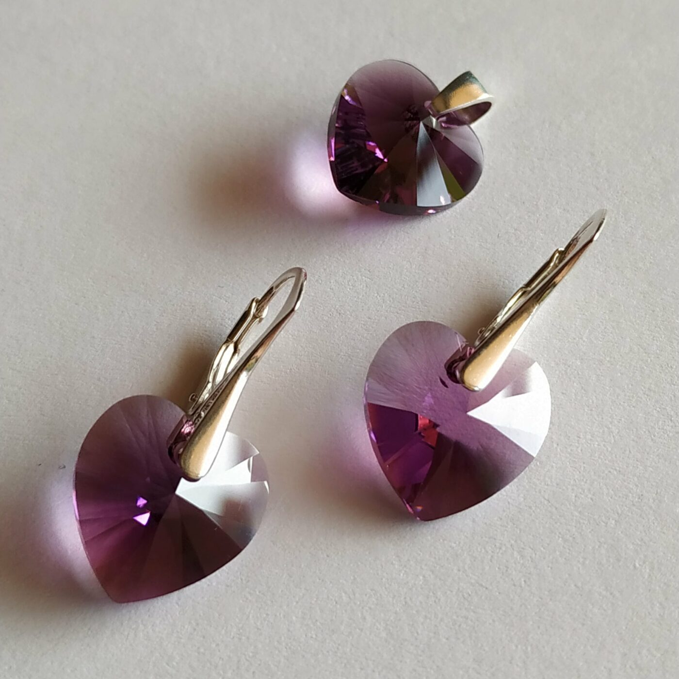 Conjunto Corazon Amethyst 14 - Imagen 2