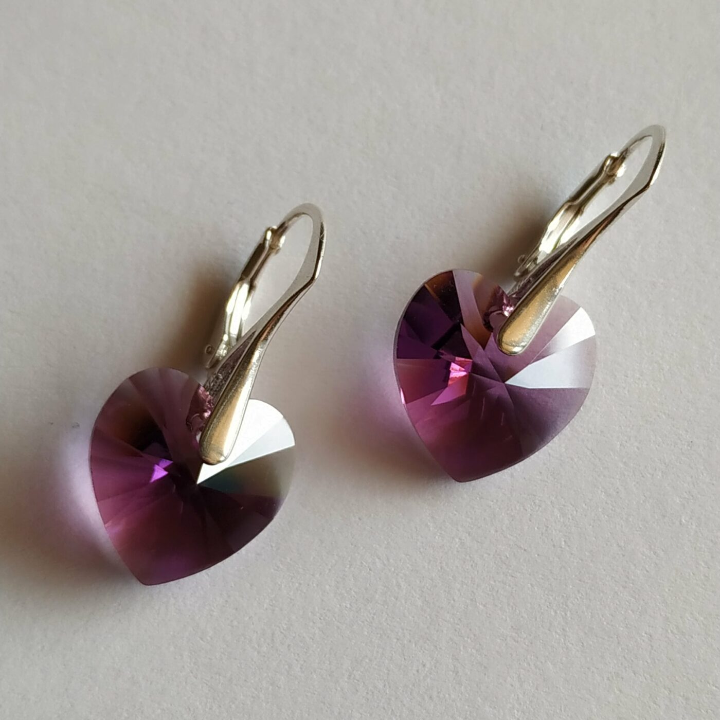 Pendientes Corazon Amethyst 14 - Imagen 3