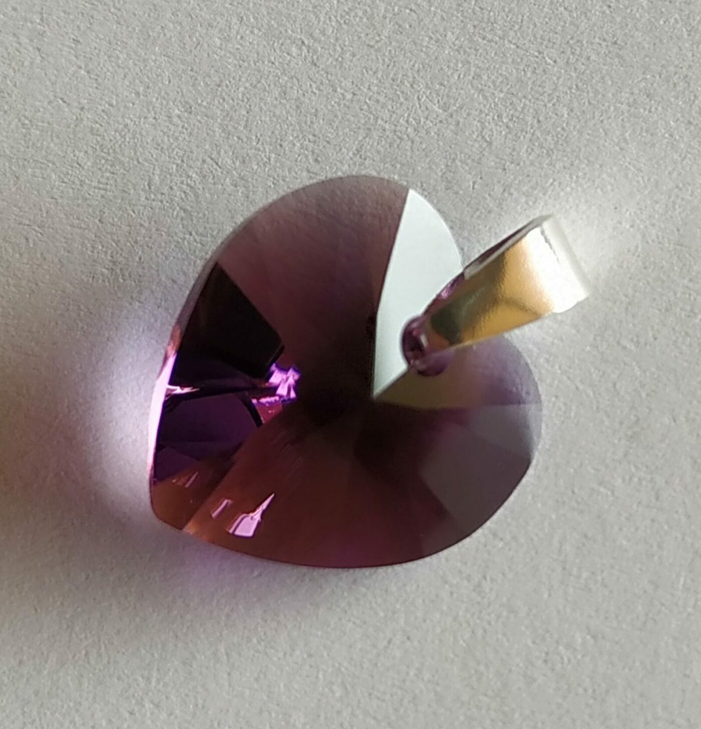 Colgante Corazon Amethyst 14