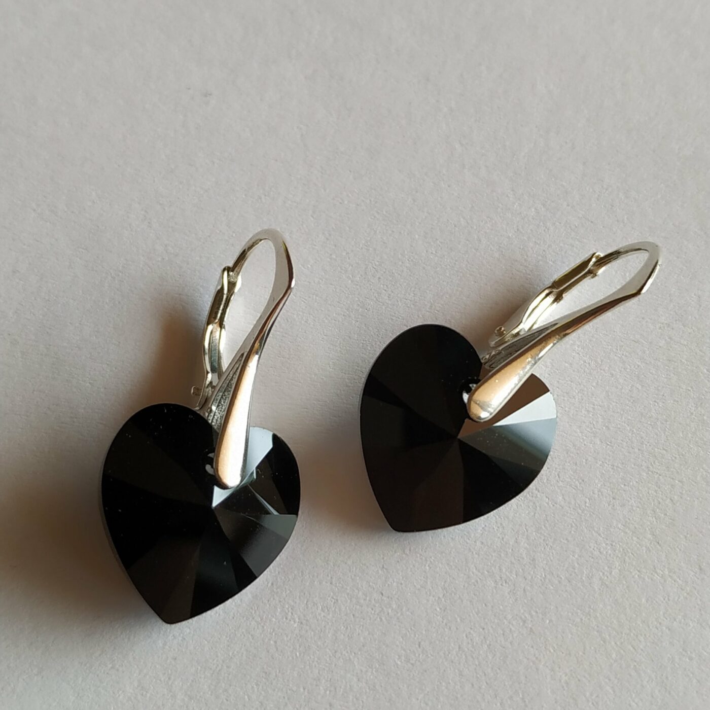 Pendientes Corazon Jet - Imagen 2