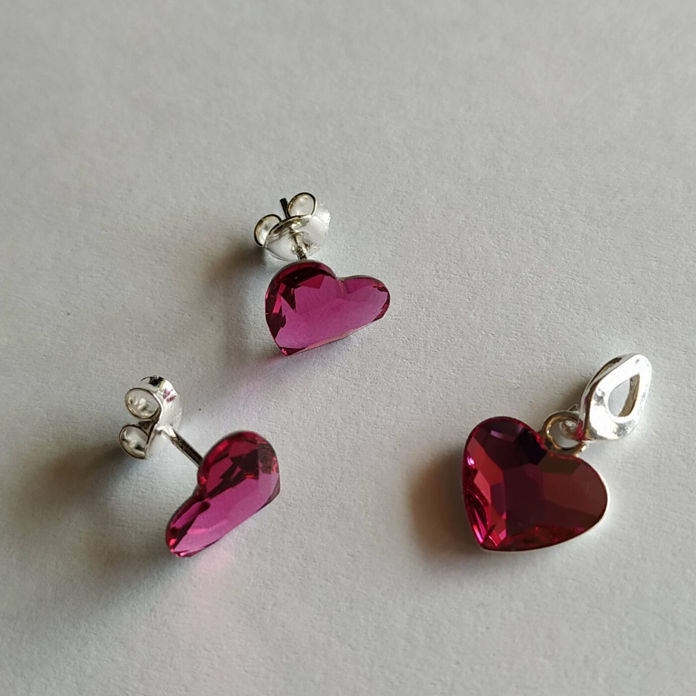 Conjunto Corazon Plano Fuchsia - Imagen 2