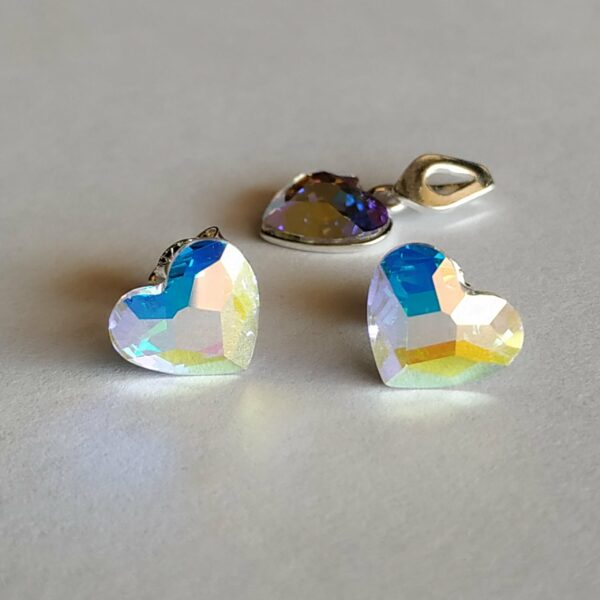 Conjunto Corazon Plano Aurora Boreale