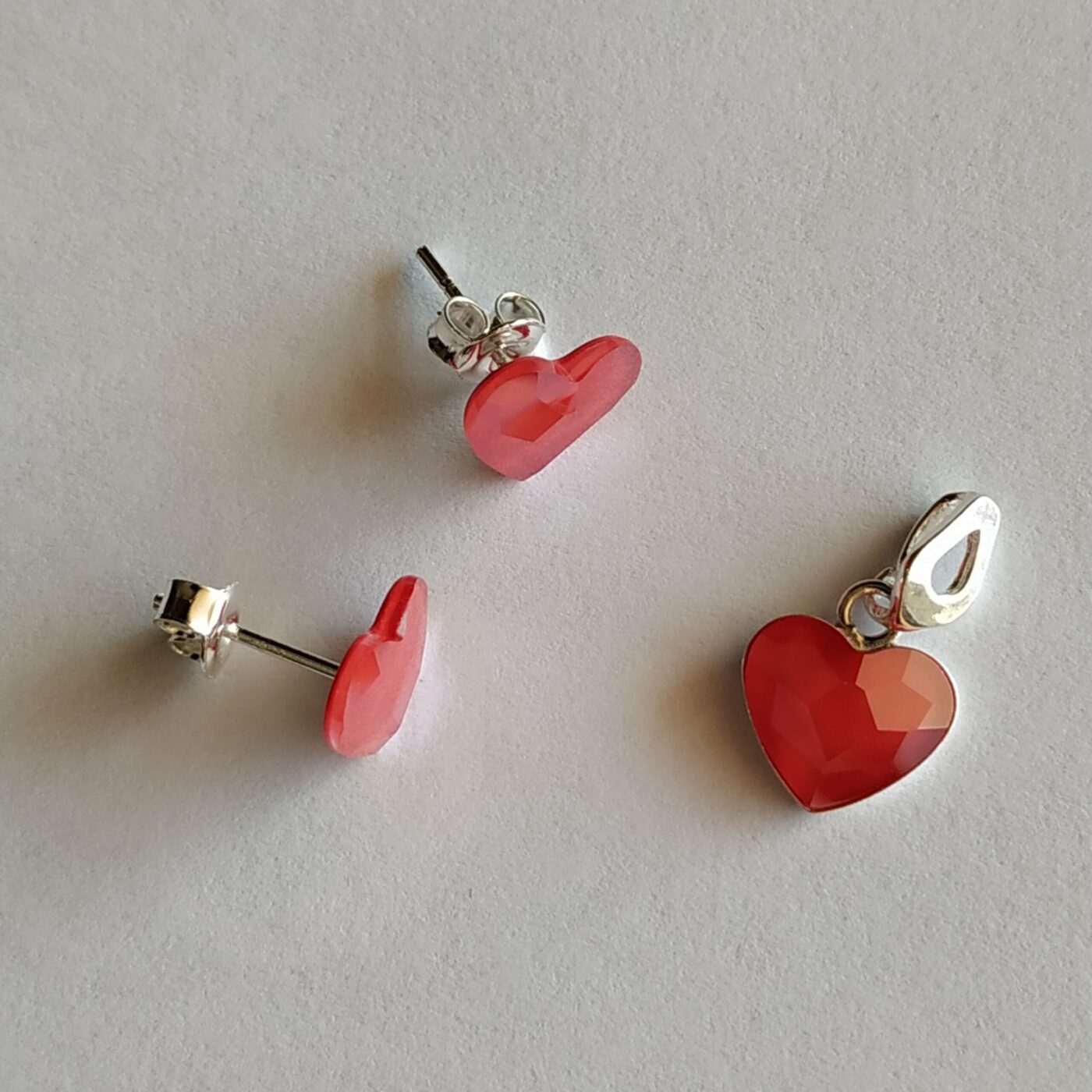 Conjunto Corazon Plano Royal Red - Imagen 2