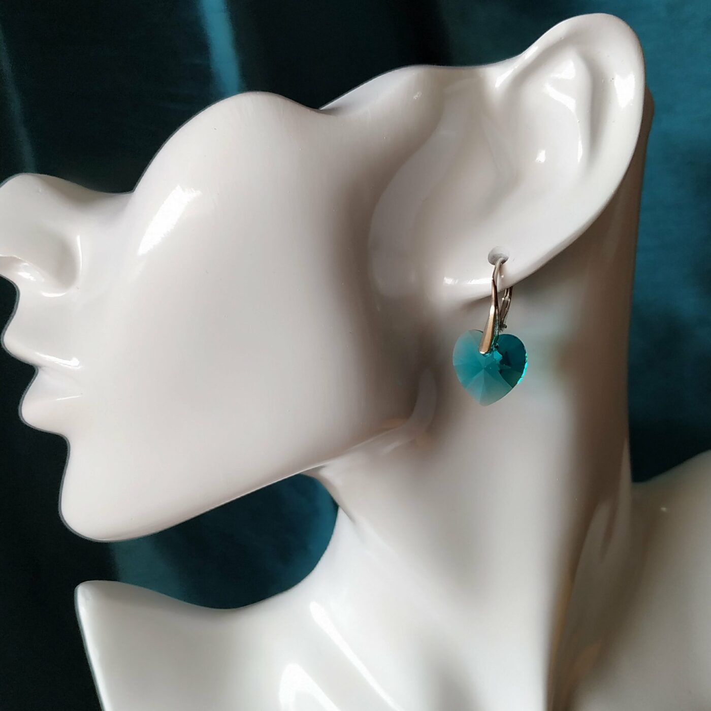 Conjunto Corazon Blue Zircon - Imagen 3