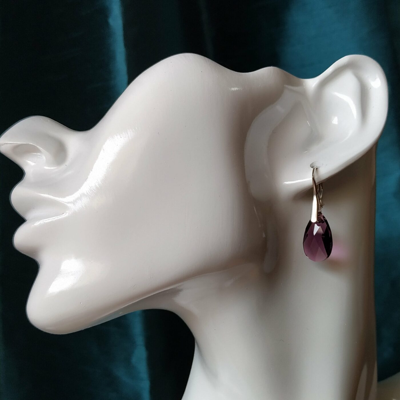 Pendientes Lagrima Amethyst 16 - Imagen 2