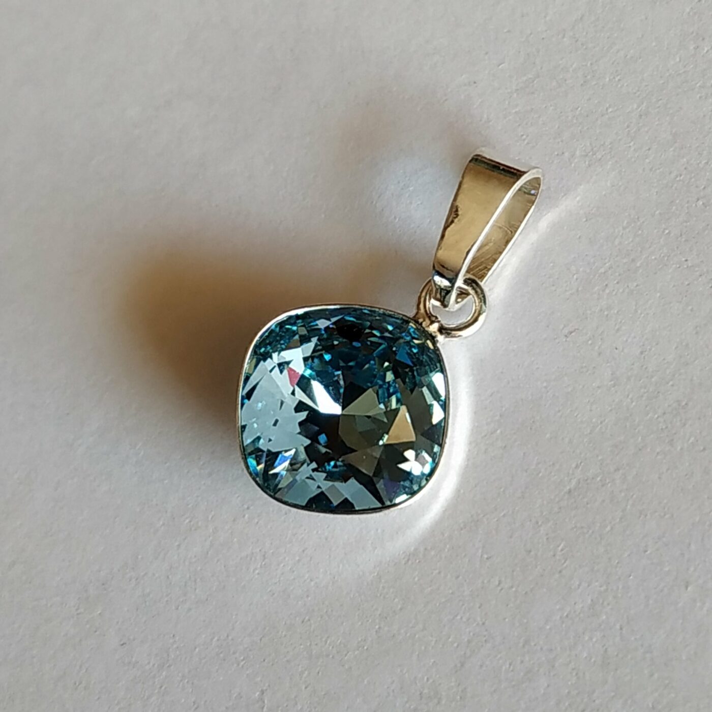 Colgante Cuadrado Aquamarine - Imagen 2