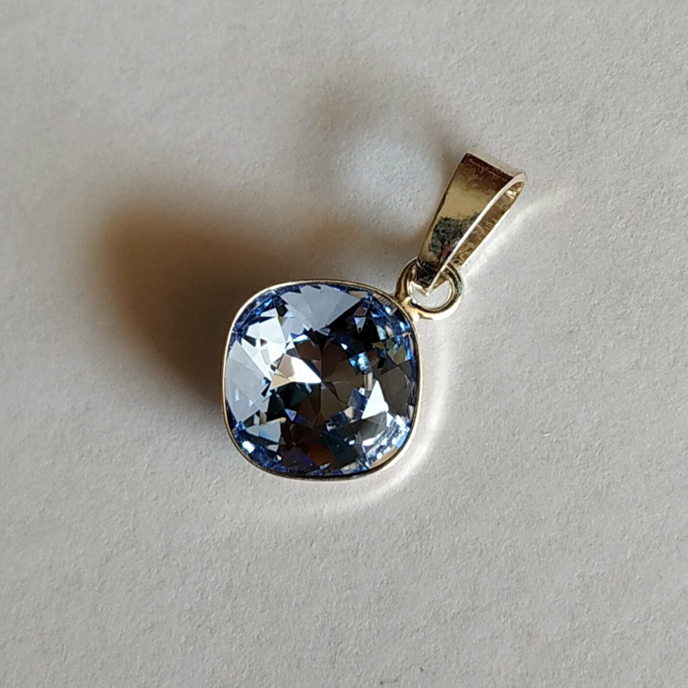 Colgante Cuadrado Light Sapphire - Imagen 2
