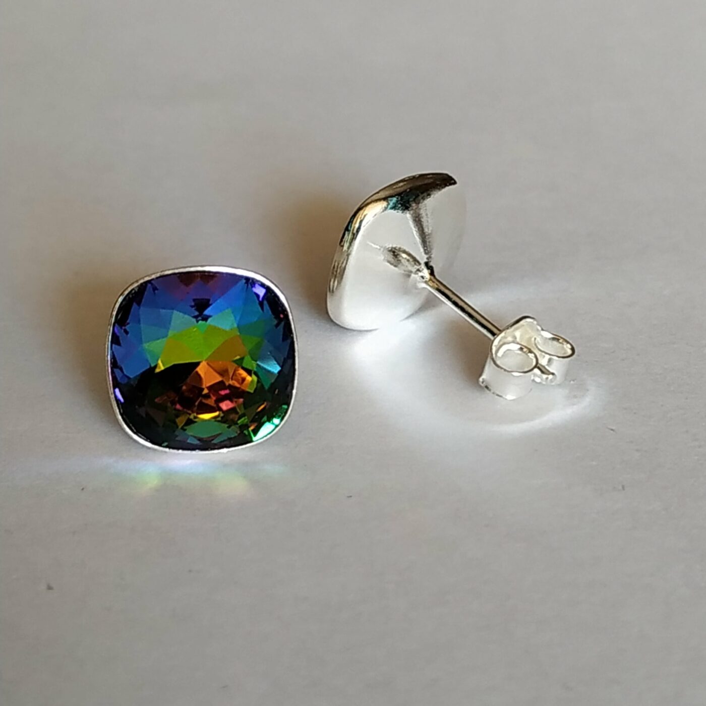 Pendientes Cuadrado Presion Vitrail Medium - Imagen 2