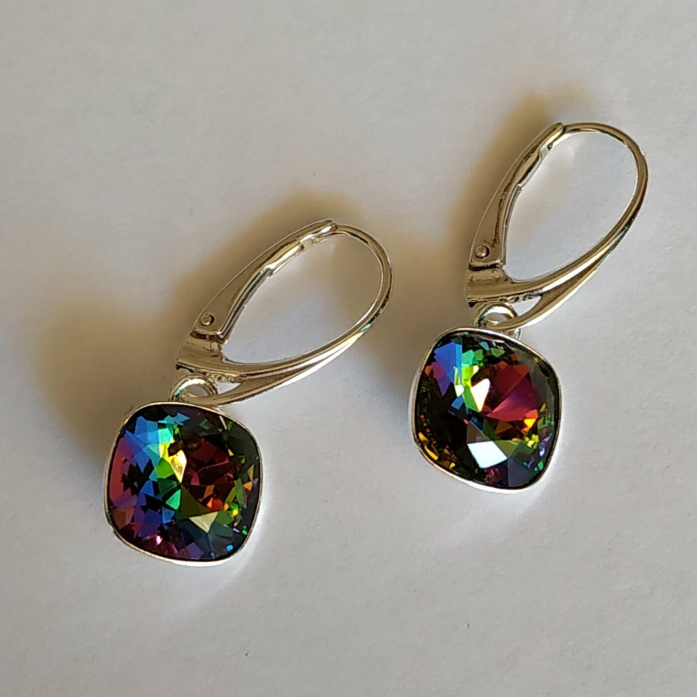 Pendientes Cuadrado Colgante Vitrail Medium - Imagen 3