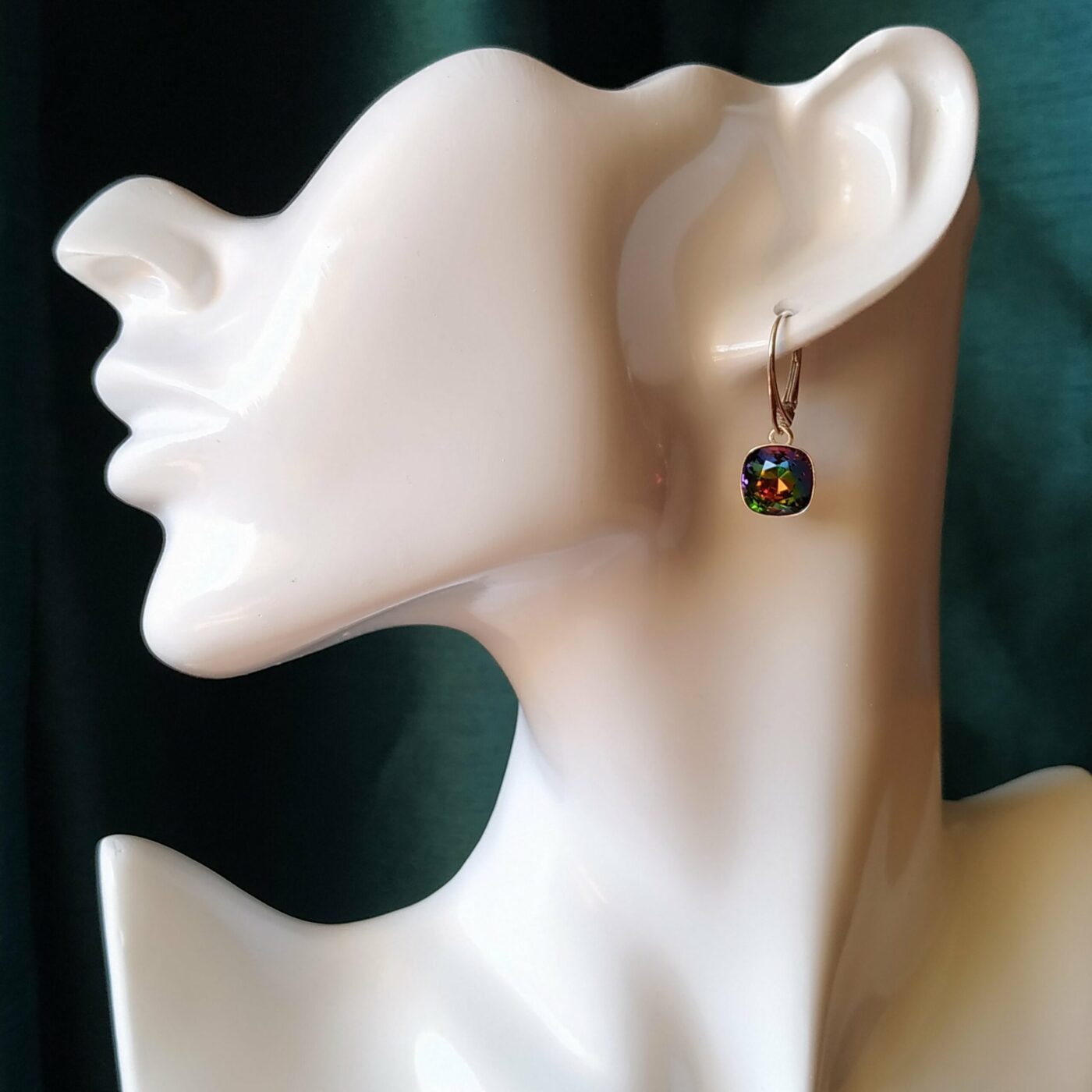 Pendientes Cuadrado Colgante Vitrail Medium - Imagen 2