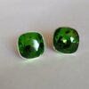 Pendientes Cuadrado Presion Fern Green - Imagen 2