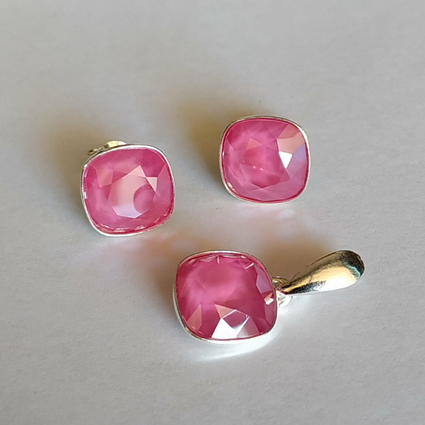 Conjunto Cuadrado Presion Peony Pink - Imagen 2