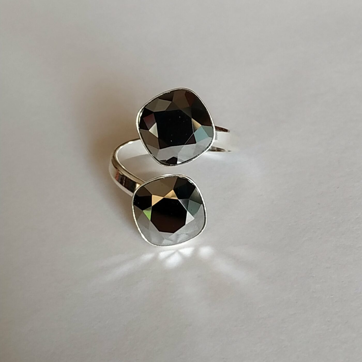 Anillo Cuadrados Light Chrome - Imagen 2