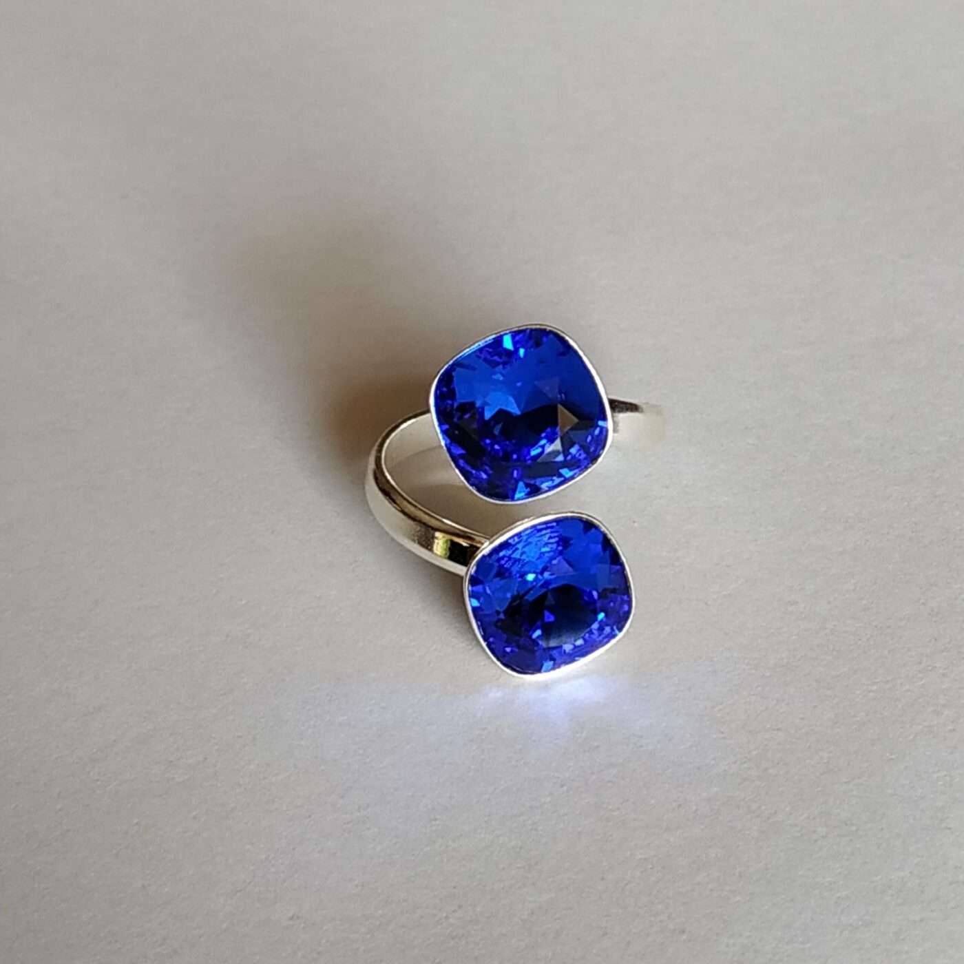 Anillo Cuadrados Majestic Blue - Imagen 2