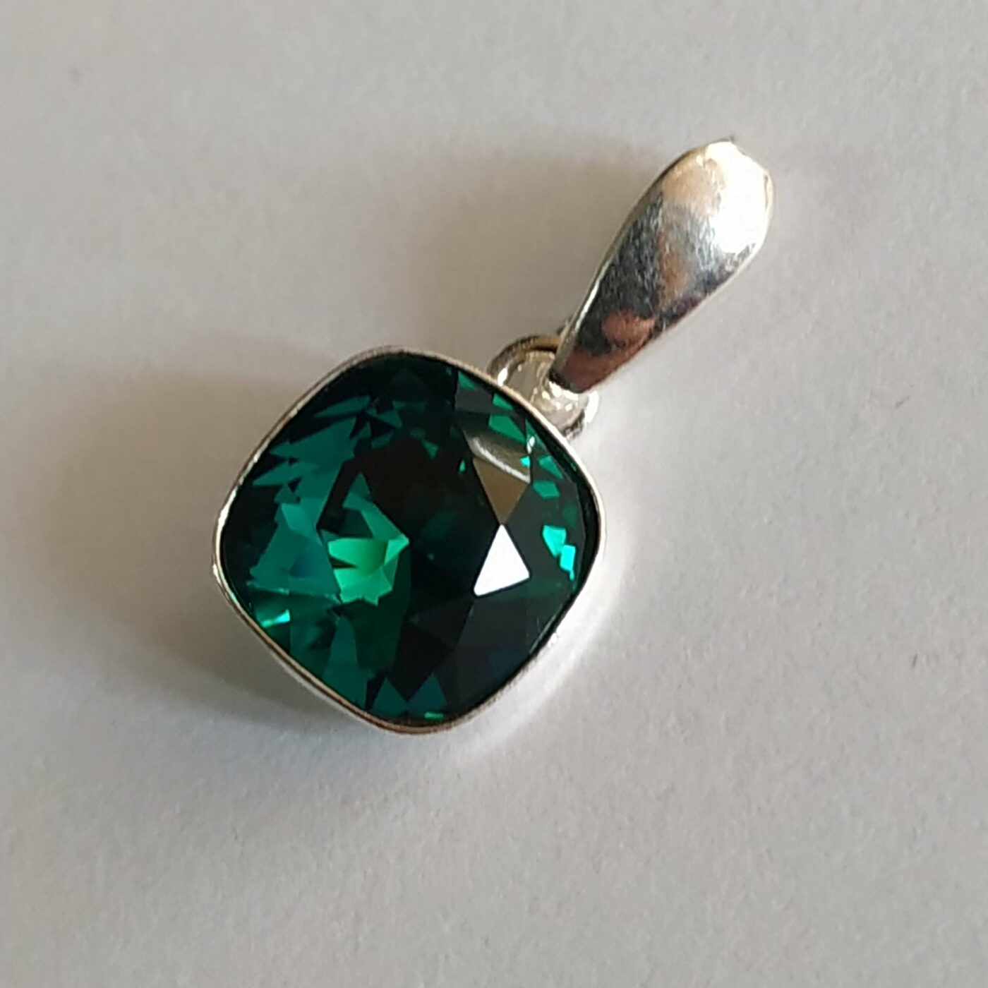 Colgante Cuadrado Presion Emerald - Imagen 2
