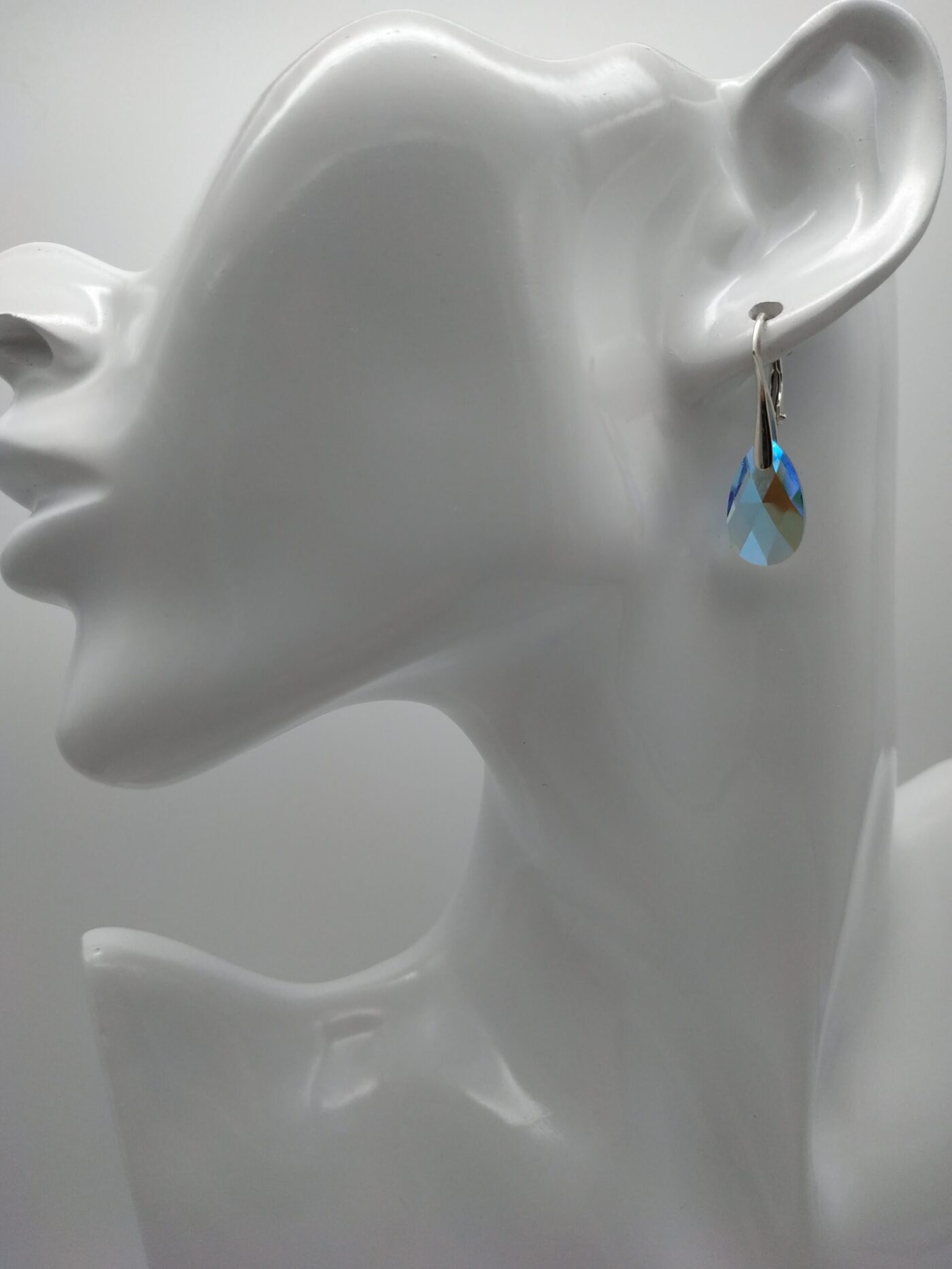 Pendientes Lagrima Aquamarine Blue Aurora Boreale 16 - Imagen 2