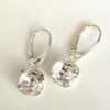 Pendientes Cuadrado Colgante Crystal