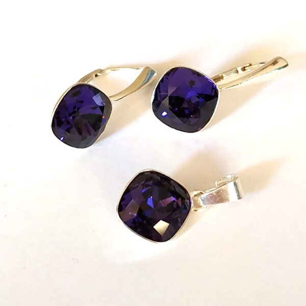 Conjunto Cuadrado Purple Velvet