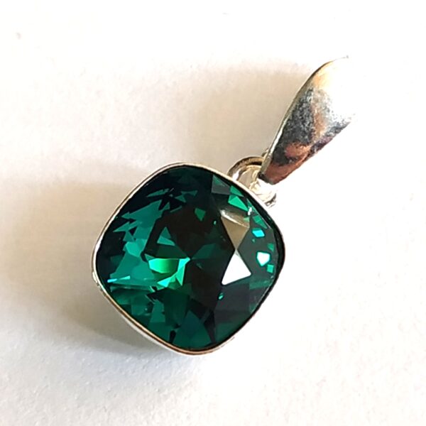 Colgante Cuadrado Presion Emerald
