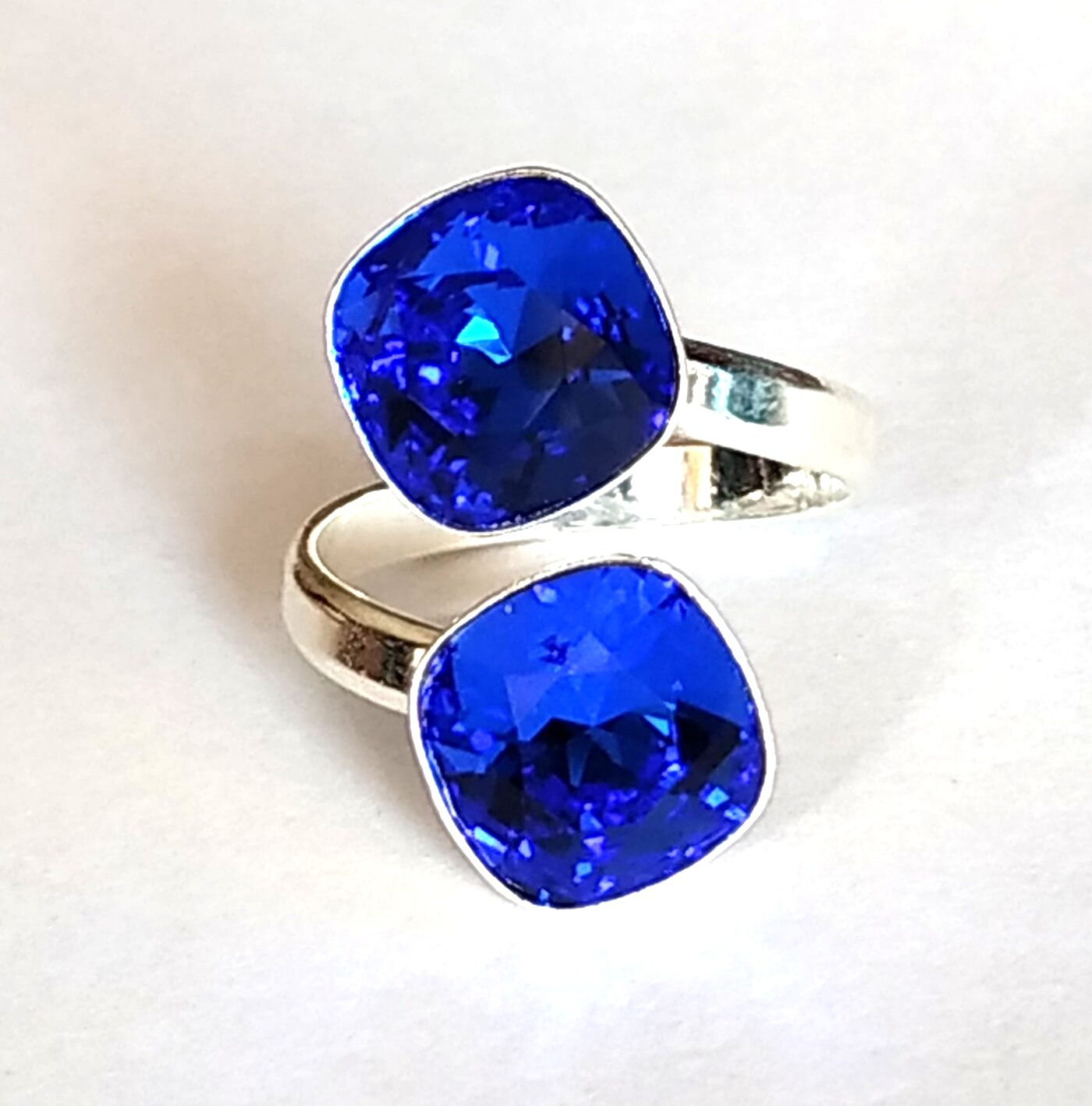 Anillo Cuadrados Majestic Blue