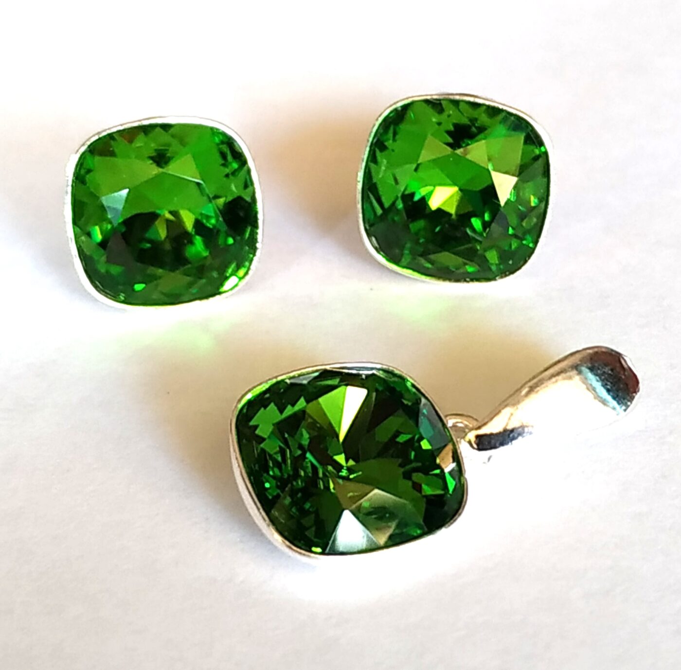 Conjunto Cuadrado Presion Fern Green