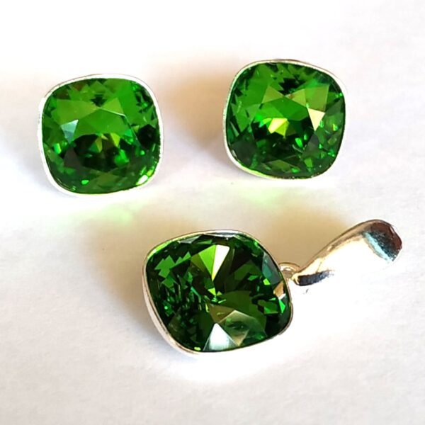 Conjunto Cuadrado Presion Fern Green