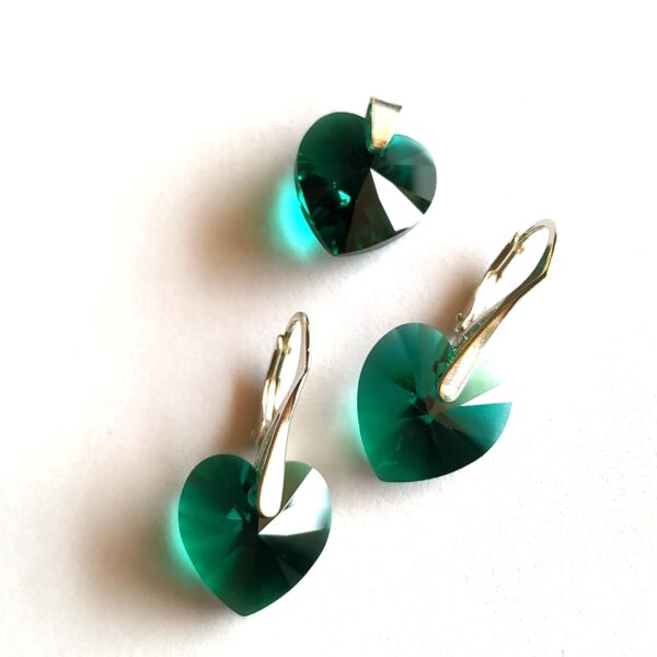 Conjunto Corazon Emerald