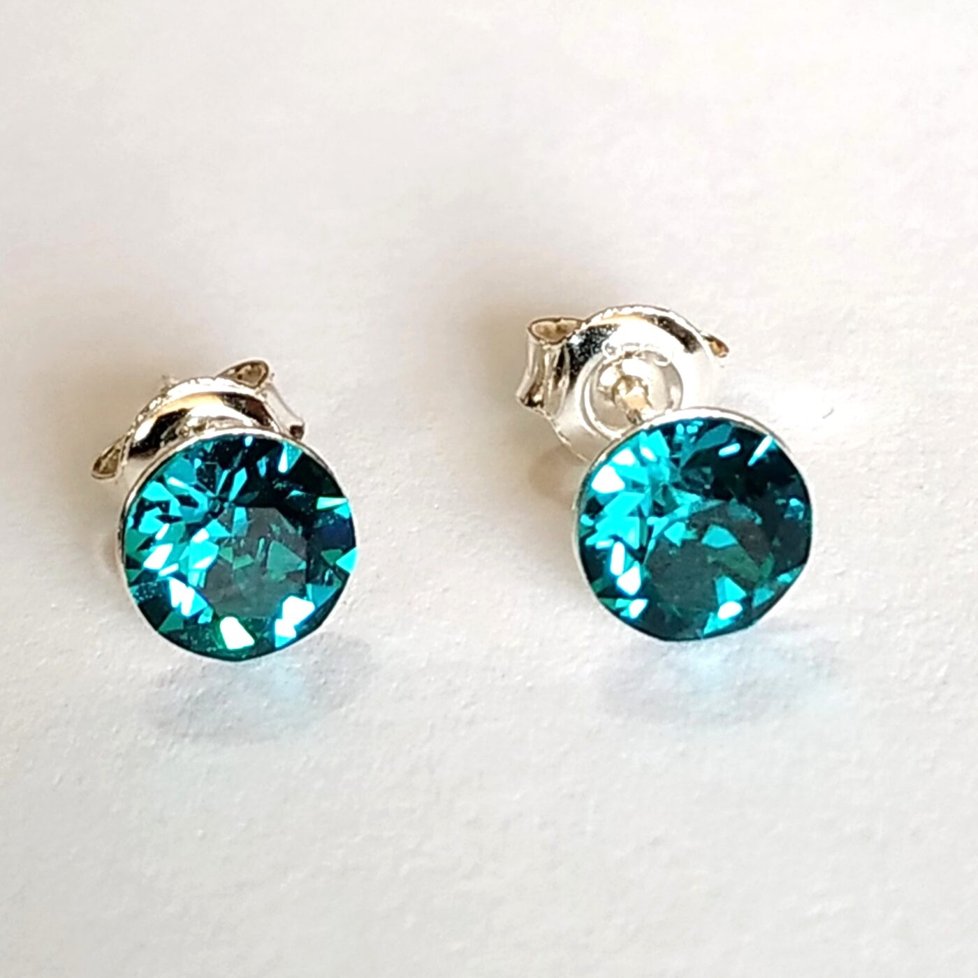 Pendientes Xirius Chaton SS29 Blue Zircon - Imagen 3