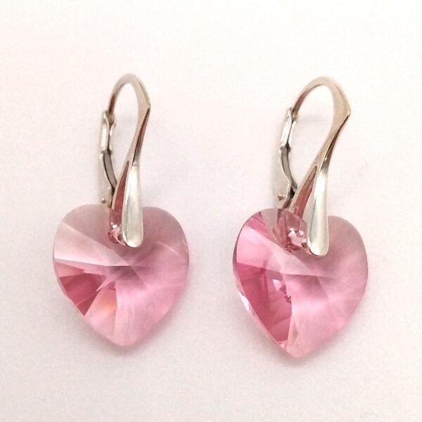 Pendientes Corazon Light Rose 14