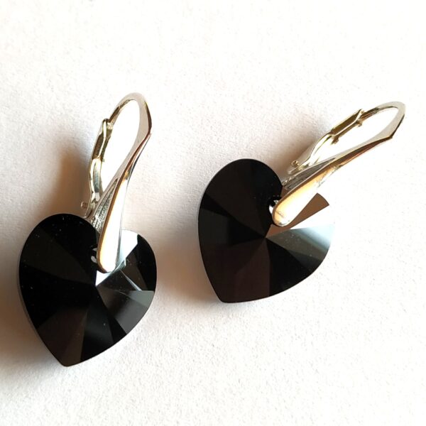 Pendientes Corazon Jet