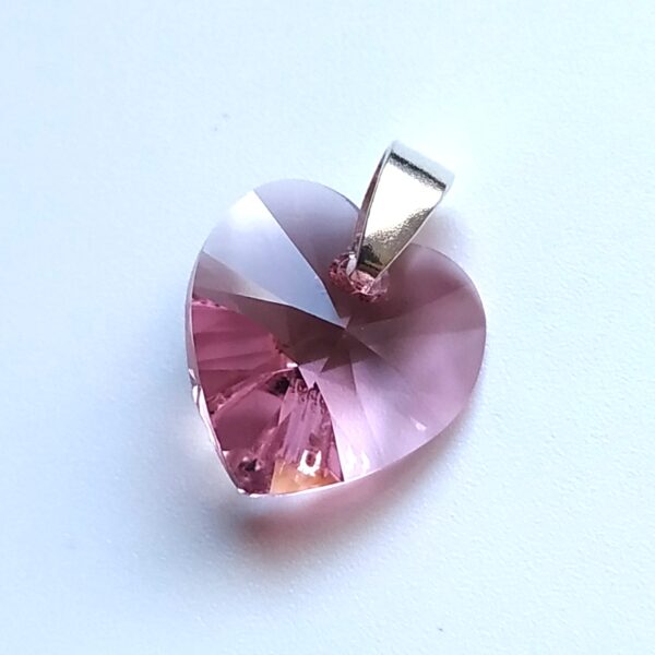 Colgante Corazon Light Rose 14