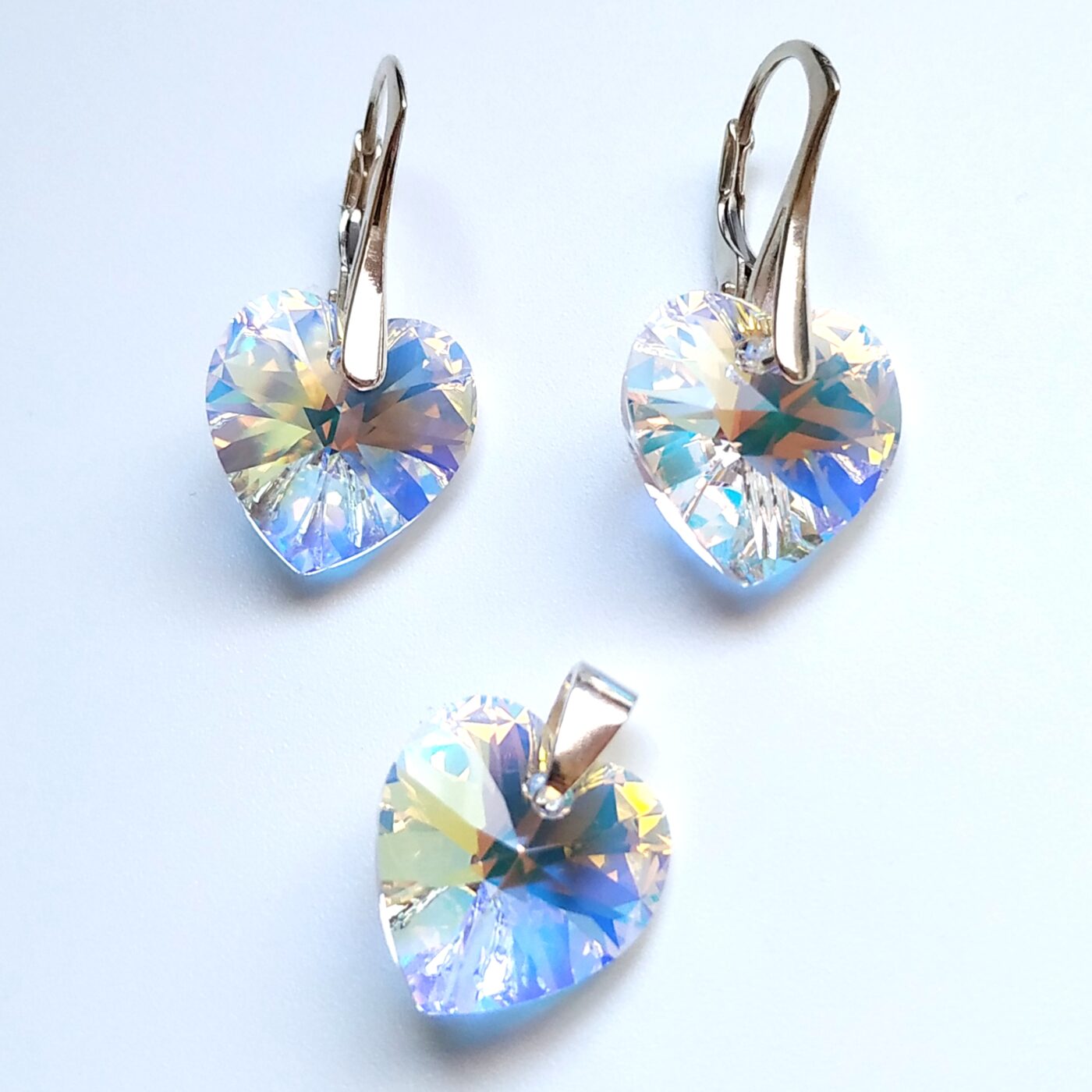 Conjunto Corazon Aurora Boreale 14