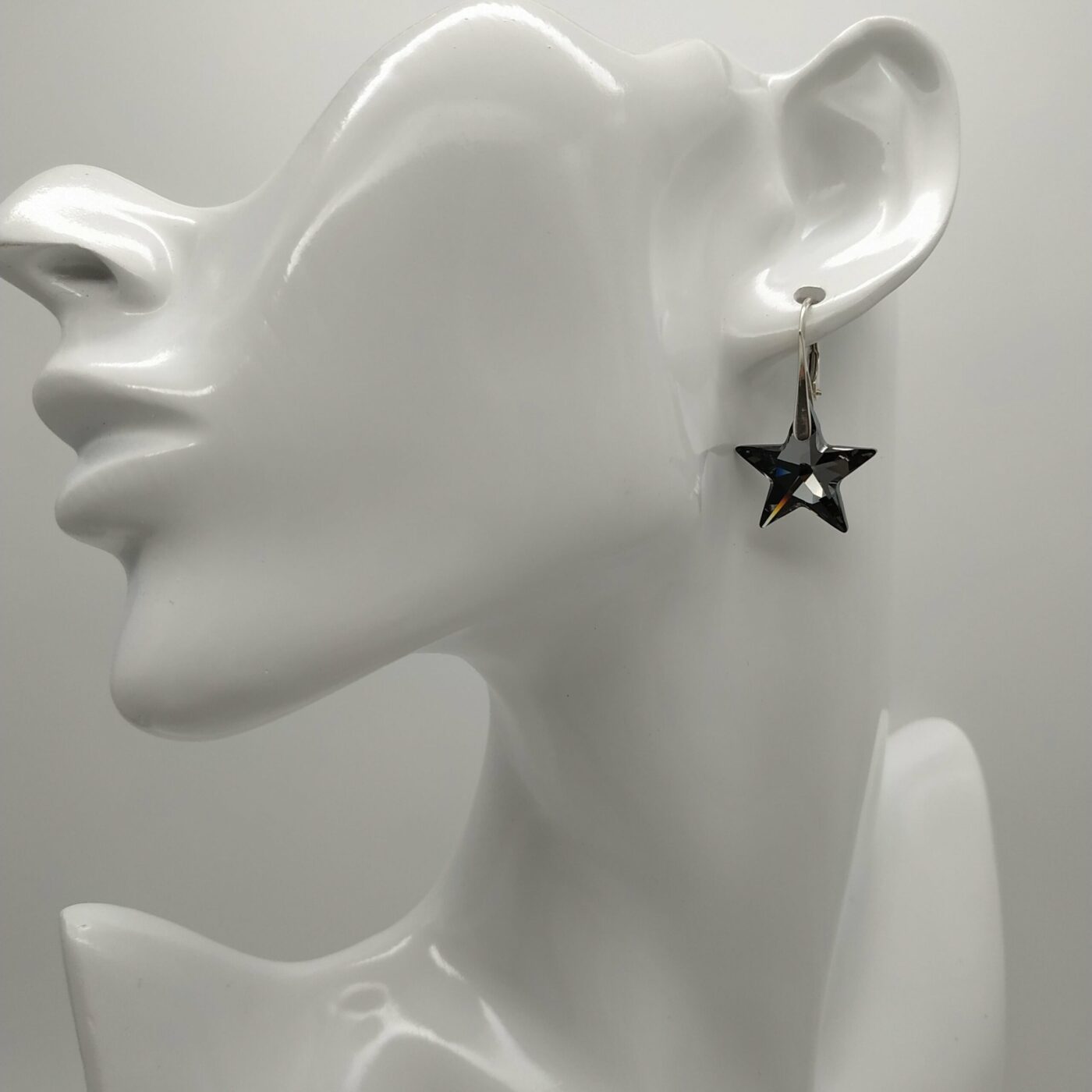 Pendientes Star Silver Night - Imagen 3