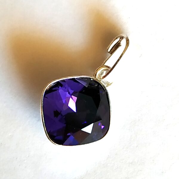 Colgante Cuadrado Purple Velvet