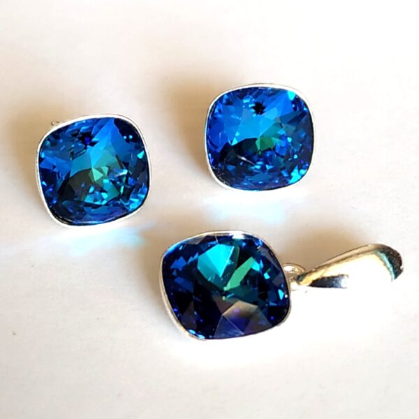 Conjunto Cuadrado Presion Bermuda Blue