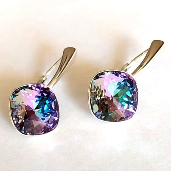 Pendientes Cuadrado Vitrail Light