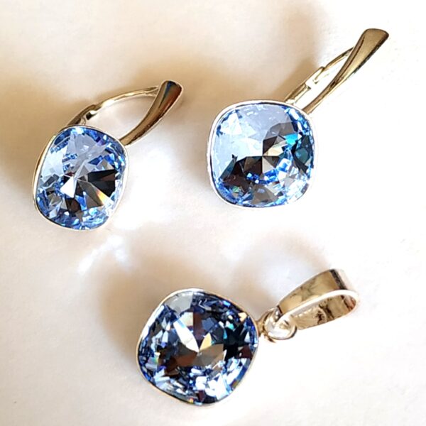 Conjunto Cuadrado Light Sapphire